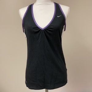 🌿3/$18🌿NIKE DRI-FIT Ribbed V-Neck Razorback Tank